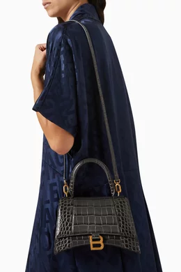Balenciaga hourglass bag croc store