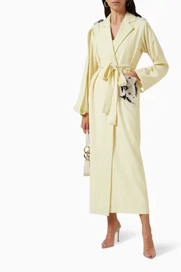 Embellished cheap abaya jacket
