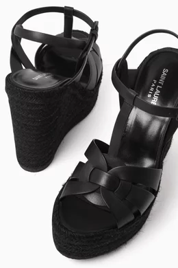 Ysl hotsell black wedges