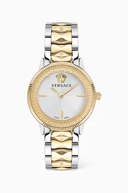 Versace stainless steel watch store