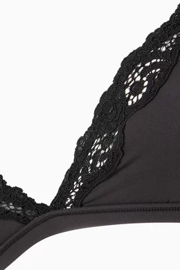 Buy SKIMS Black Fits Everybody Lace Bralette for Women in UAE