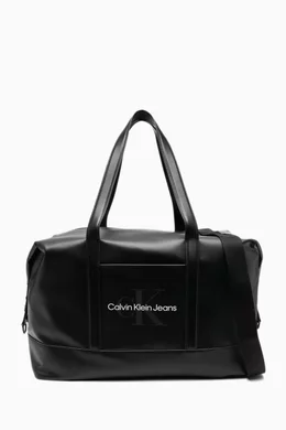 Calvin klein clearance monogram duffle bag