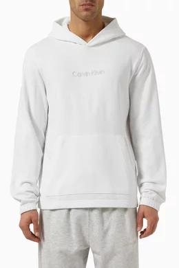 Calvin klein performance white hoodie sales