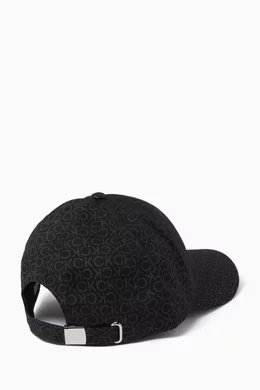 Calvin klein black baseball cap best sale