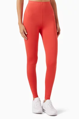 Calvin klein red leggings sales