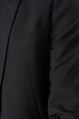 Mens black online suit jacket
