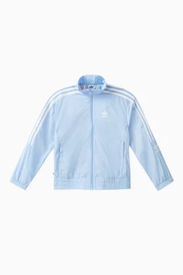 Baby blue adidas track cheap jacket
