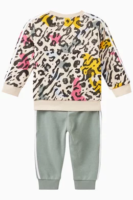 Animal print adidas tracksuit sale