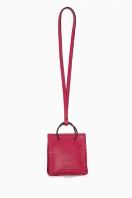 Pink bag charm new arrivals