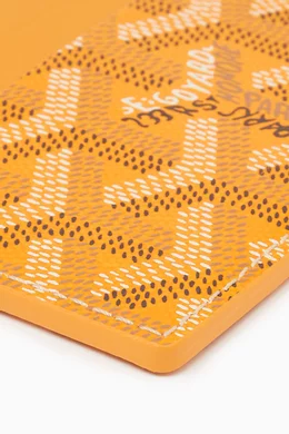 Goyard passport holder online yellow