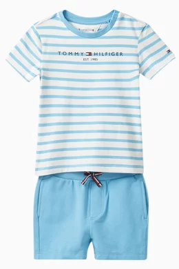 Tommy hilfiger t shirt and hotsell shorts set