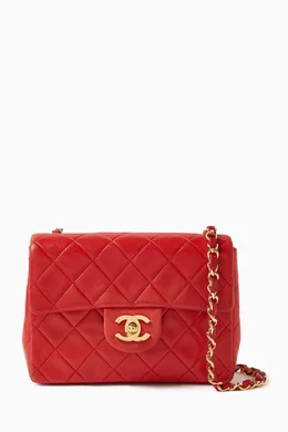 Chanel Vintage Chanel 7.5  Classic Flap Black Quilted Leather