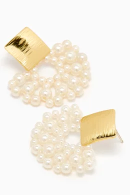 Jar cheap fan earrings