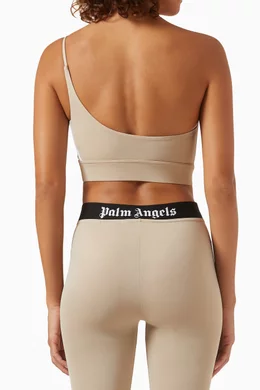 Palm angels one shoulder top deals