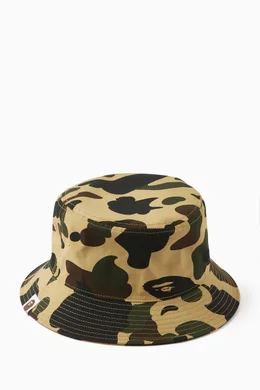 Bape camo clearance bucket hat