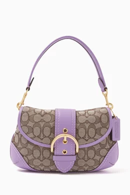 Jacquard bag with buckle - Women