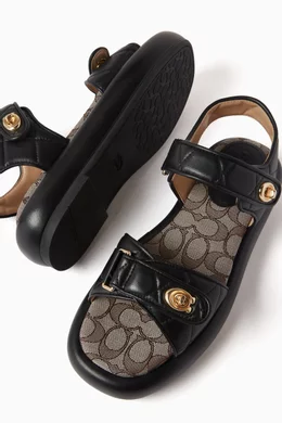 Coach dad sale sandals