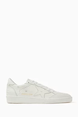 One star metallic hot sale leather low top