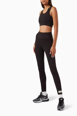 Buy The Giving Movement Black Double Layer Sports Bra in