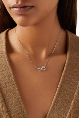 Swarovski infinity outlet necklace price