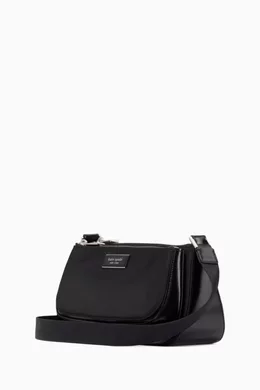 Kate spade black top nylon crossbody bag