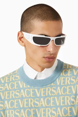 White versace sunglasses hotsell