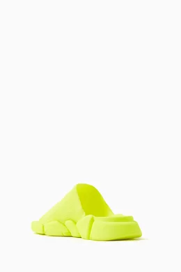 Balenciaga neon best sale yellow sandals
