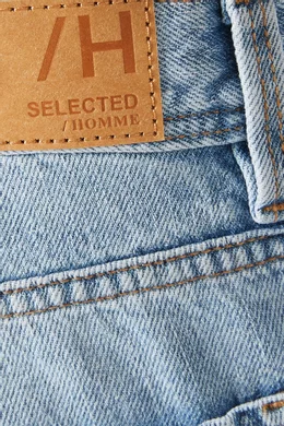 Buy Selected Homme Blue Tapered Fit Jeans in Denim for Men in UAE