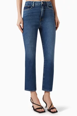 Cropped jeans top for women