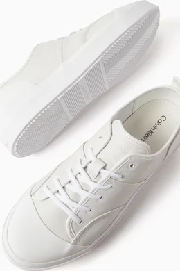 Calvin klein white hot sale sneakers men