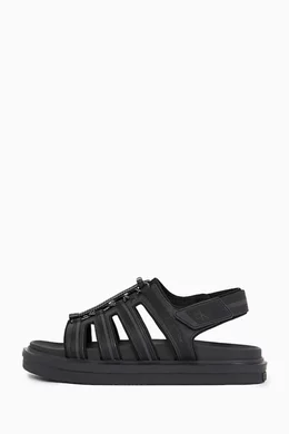 Calvin klein men's leather sandals new arrivals