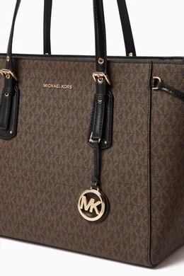 michael kors voyager tote brown