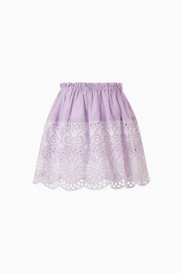 Purple new arrivals overall skirt