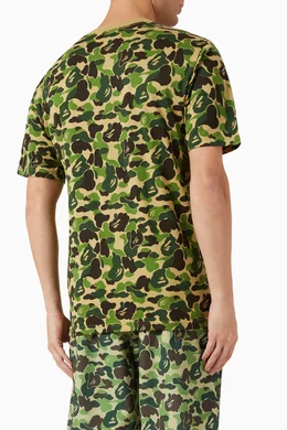 Bape green camo t shirt shop