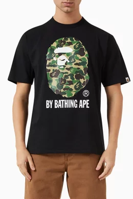 Bathing ape t shirt camo top