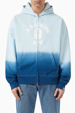 Bathing ape top white hoodie