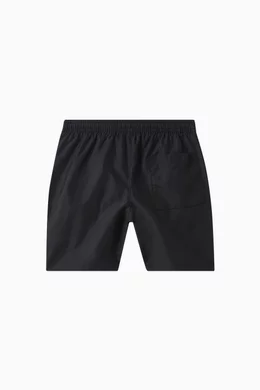 Buy Calvin Klein Black Intense Power Logo Swim Shorts for Boys in
