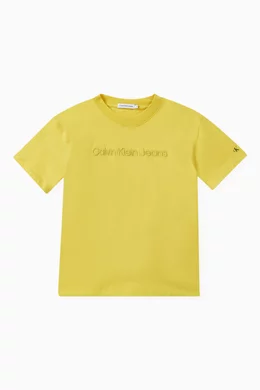 Calvin klein sale yellow shirt