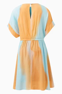 Calvin klein yellow tie sales dye dress