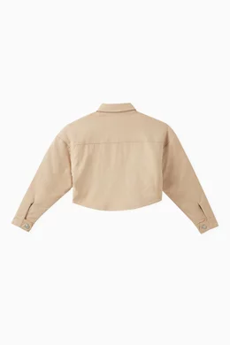 Anne klein cropped embroidered jacket deals