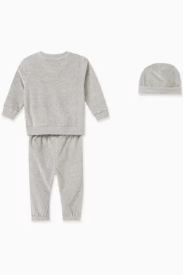 Calvin klein velvet outlet set