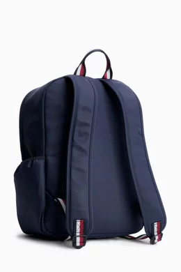 Buy Tommy Hilfiger Blue Corporate Logo Backpack in Nylon for
