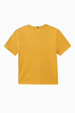 Orange tommy hilfiger t shirt store