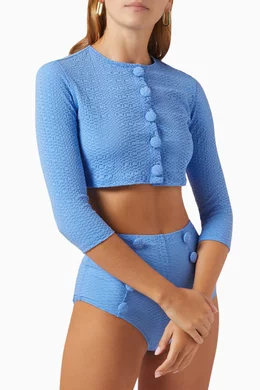 Lisa marie fernandez cardigan top