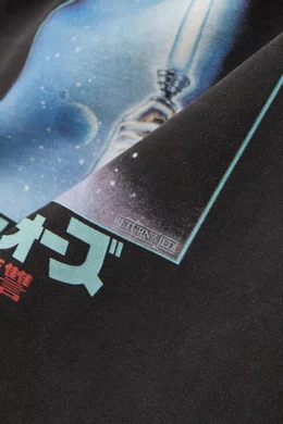Buy Kith Black x Star Wars Japanese Poster Vintage T shirt in Cotton jersey for Men in UAE Ounass