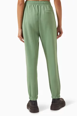 Buy The Frankie Shop Green Vanessa Sweatpants in Cotton fleece for