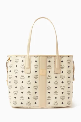 Mcm liz reversible medium visetos tote bag sale