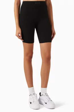 Black cotton shorts womens sales