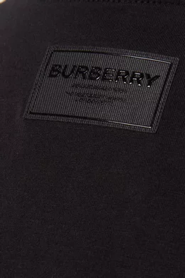 Buy Burberry Black Logo applique Check print Dress Set in Cotton
