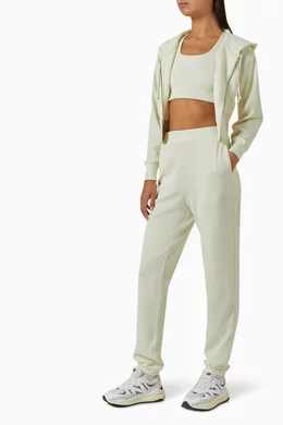 Buy Kith Grey Chelsea Sweatpants in Waffle knit for Women in UAE
